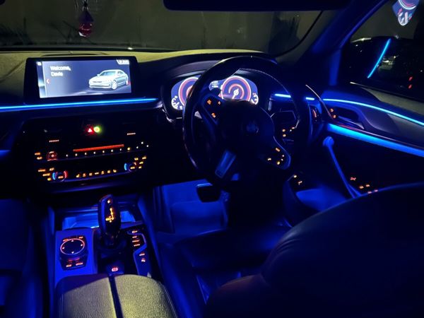 BMW 5-Series Saloon, Petrol Plug-in Hybrid, 2018, Grey