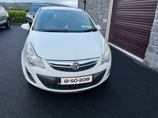 Vauxhall Corsa Hatchback, Petrol, 2012, White