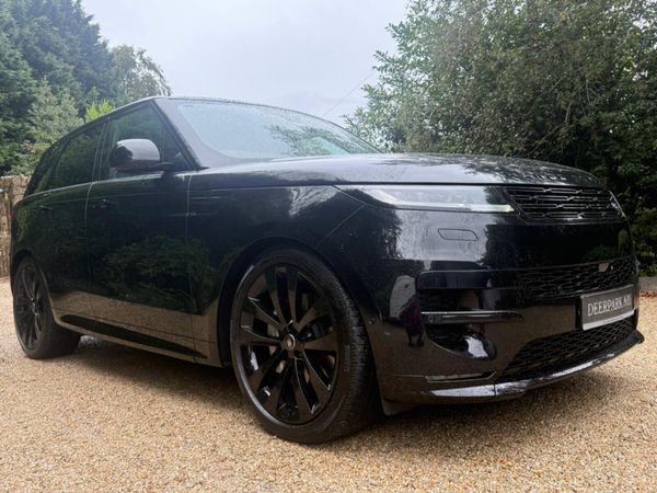 Land Rover Range Rover Sport SUV, Petrol Plug-in Hybrid, 2024, Black