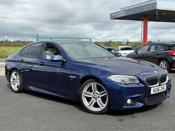 BMW 5-Series Saloon, Diesel, 2016, Blue