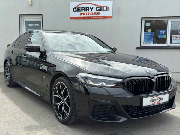 BMW 5-Series Saloon, Diesel Hybrid, 2021, Black