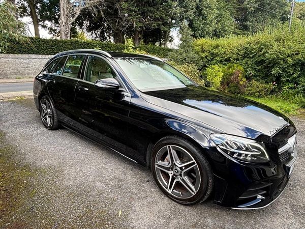 Mercedes-Benz C-Class Estate, Petrol Hybrid, 2022, Black