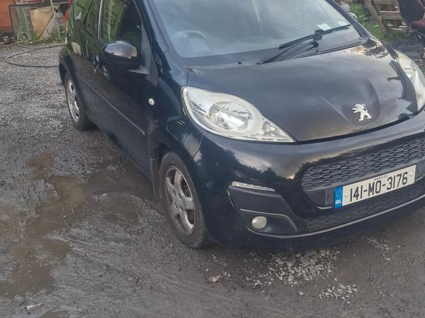 Peugeot 107 Hatchback, Petrol, 2014, Black