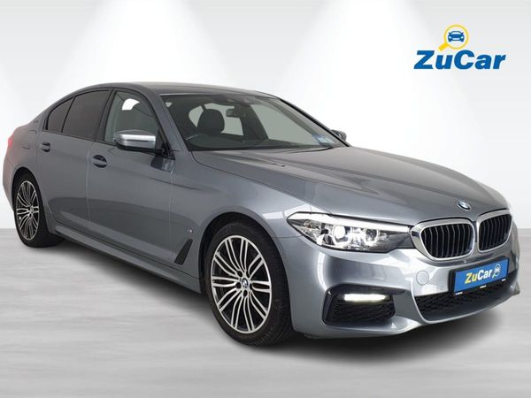 BMW 5-Series Saloon, Petrol Plug-in Hybrid, 2018, Blue