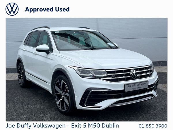 Volkswagen Tiguan SUV, Petrol Hybrid, 2023, White