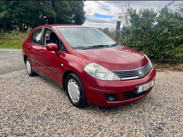 Nissan Tiida Saloon, Petrol, 2010, Red
