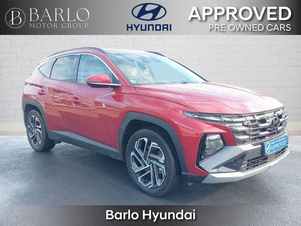 Hyundai Tucson SUV, Petrol Plug-in Hybrid, 2025, Red