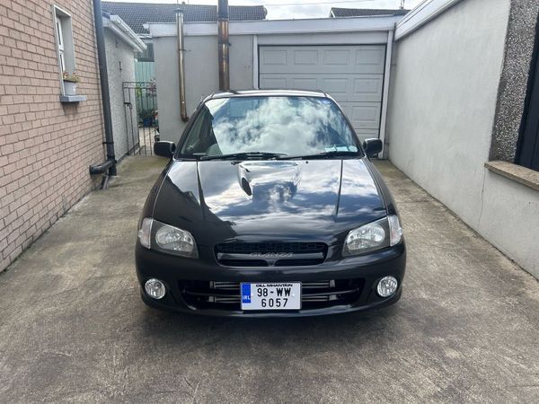 Toyota Starlet Hatchback, Petrol, 1998, Black