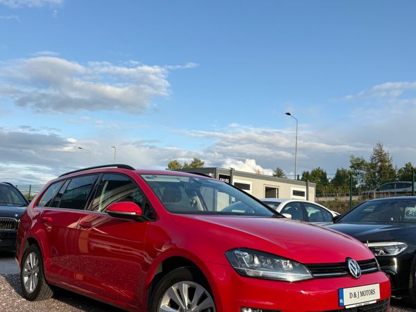 Volkswagen Golf Estate, Petrol, 2016, Red