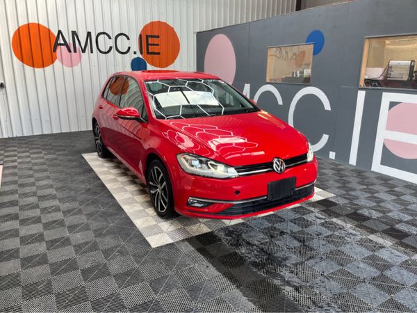 Volkswagen Golf Hatchback, Petrol, 2019, Red