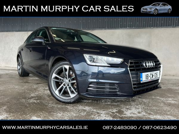 Audi A4 Saloon, Diesel, 2018, Blue