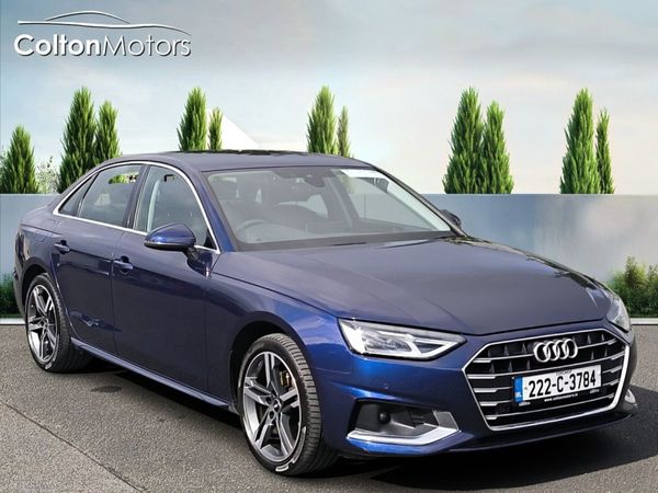 Audi A4 Saloon, Diesel, 2022, Blue