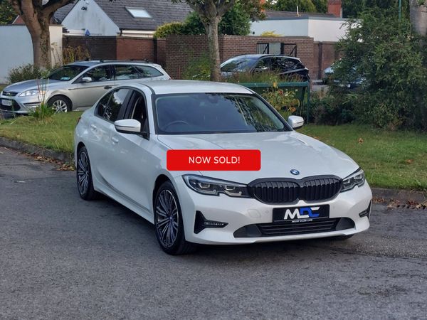BMW 3-Series Saloon, Petrol Plug-in Hybrid, 2019, White
