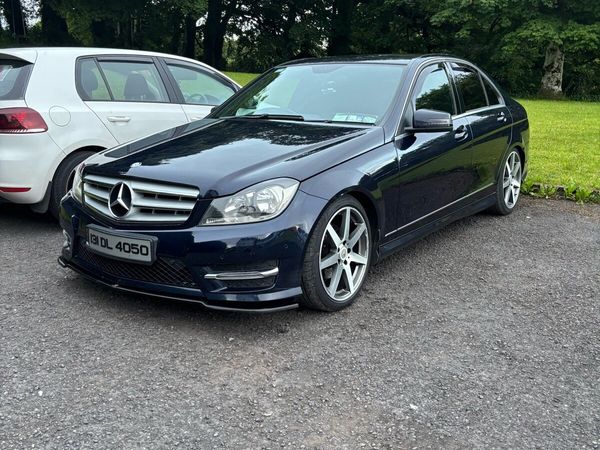 Mercedes-Benz C-Class Saloon, Diesel, 2013, Blue