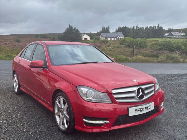 Mercedes-Benz C-Class Saloon, Diesel, 2012, Red