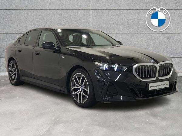BMW 5-Series Saloon, Petrol Plug-in Hybrid, 2024, Black