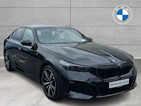 BMW 5-Series Saloon, Petrol Plug-in Hybrid, 2025, Black