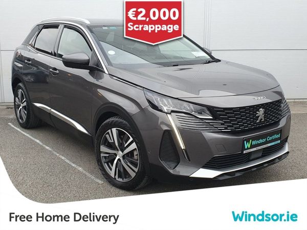 Peugeot 3008 MPV, Petrol Plug-in Hybrid, 2022, Grey