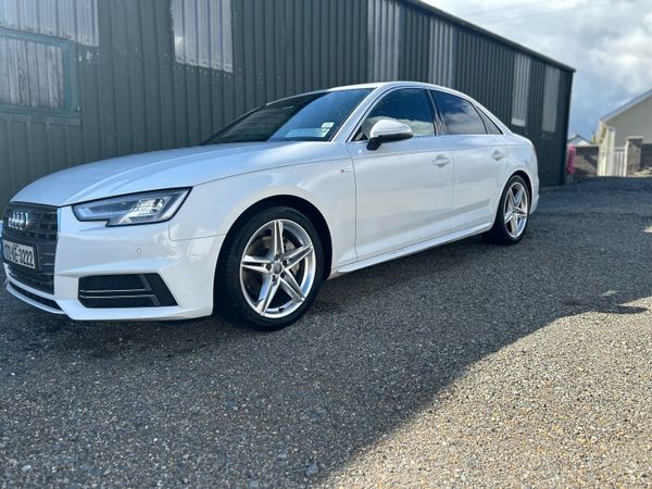 Audi A4 Saloon, Diesel, 2017, White