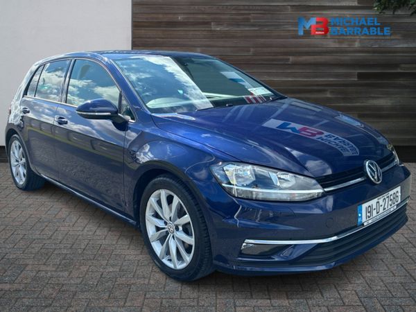 Volkswagen Golf Hatchback, Petrol, 2019, Blue