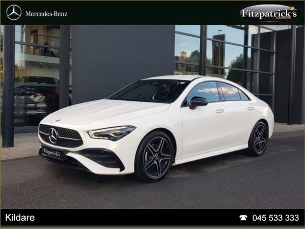 Mercedes-Benz CLA Saloon, Petrol Hybrid, 2024, White
