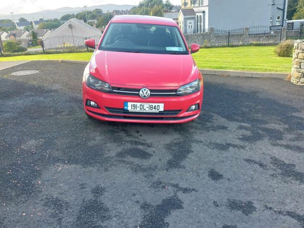 Volkswagen Polo Hatchback, Diesel, 2019, Red