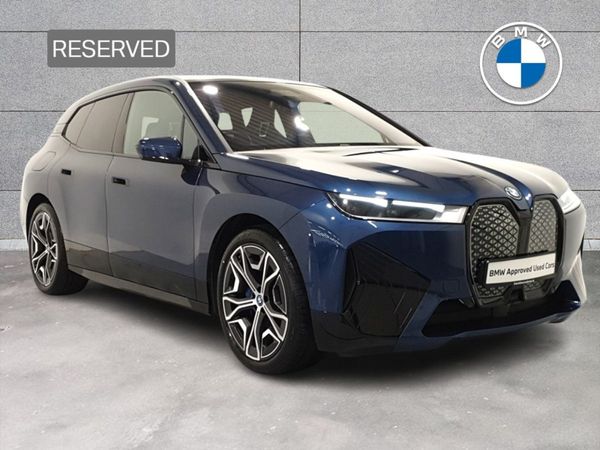 BMW iX SUV, Electric, 2022, Blue