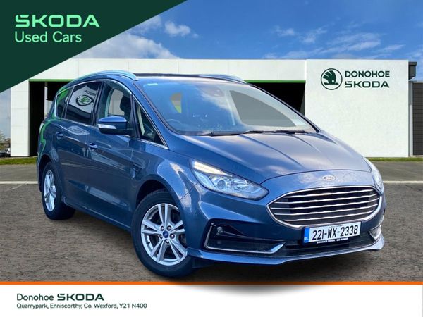 Ford S-Max MPV, Petrol Hybrid, 2022, Blue