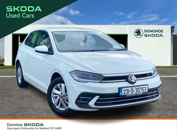 Volkswagen Polo Hatchback, Petrol, 2023, White
