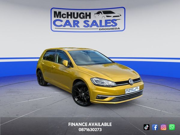 Volkswagen Golf Hatchback, Petrol, 2017, Yellow