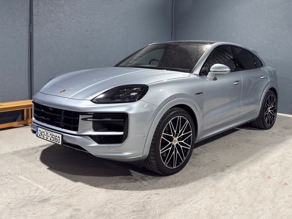 Porsche Cayenne Coupe, Petrol Hybrid, 2024, Silver