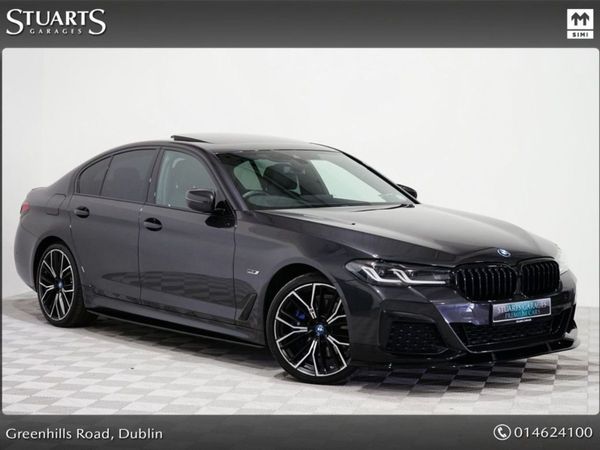 BMW 5-Series Saloon, Hybrid, 2022, Grey