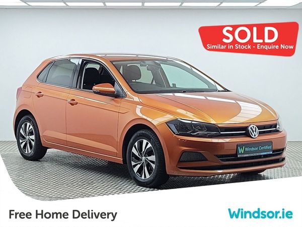 Volkswagen Polo Hatchback, Petrol, 2018, Orange