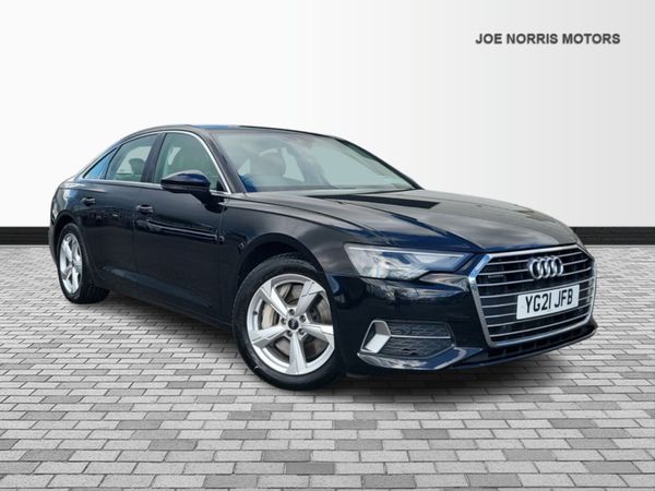 Audi A6 Saloon, Petrol Hybrid, 2021, Black