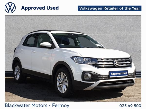Volkswagen T-Cross Estate, Petrol, 2022, White
