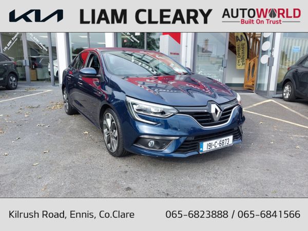 Renault Megane Saloon, Petrol, 2019, Blue
