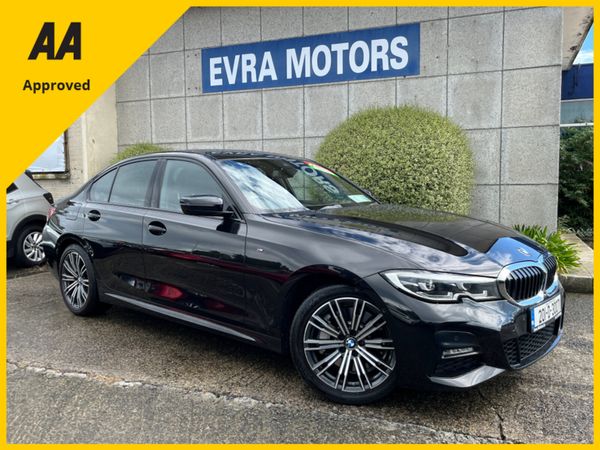 BMW 3-Series Saloon, Petrol Hybrid, 2020, Black