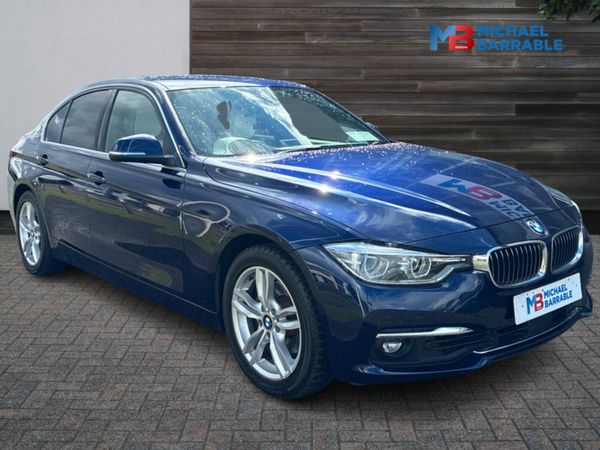 BMW 3-Series Saloon, Petrol Plug-in Hybrid, 2016, Blue