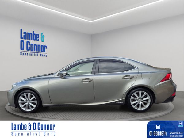 Lexus IS Saloon, Petrol Hybrid, 2015, Silver