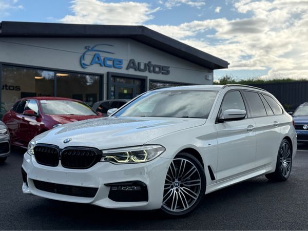 BMW 5-Series Estate, Diesel, 2017, White