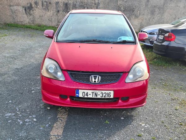 Honda Civic Hatchback, Petrol, 2004, Red