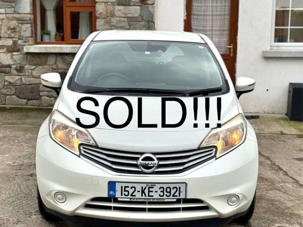 Nissan Note MPV, Petrol, 2015, White
