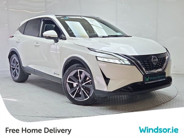 Nissan Qashqai MPV, Petrol Hybrid, 2023, White