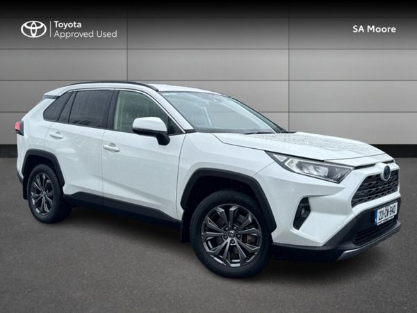 Toyota RAV4 SUV, Petrol Hybrid, 2022, White