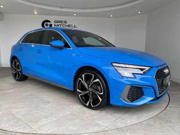 Audi A3 Hatchback, Petrol Plug-in Hybrid, 2023, Blue