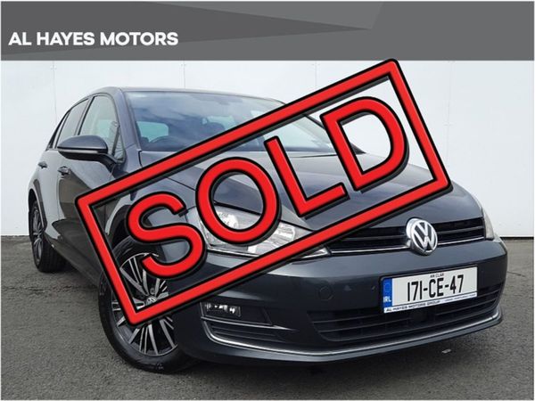 Volkswagen Golf Hatchback, Diesel, 2017, Black