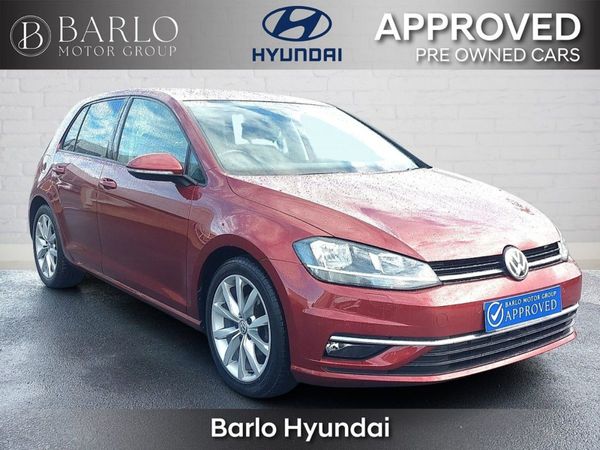 Volkswagen Golf Hatchback, Petrol, 2019, Red