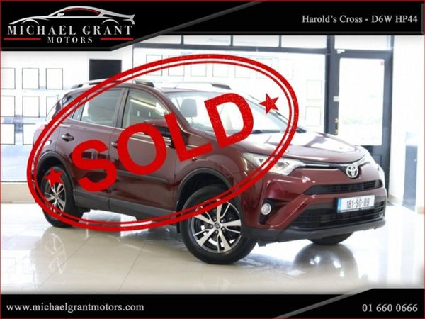 Toyota RAV4 SUV, Diesel, 2018, Red