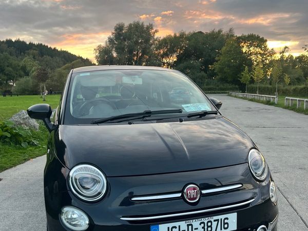 Fiat 500 Hatchback, Petrol, 2016, Black