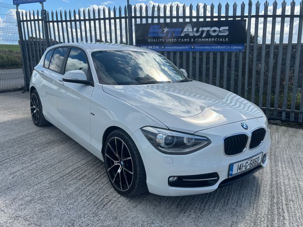 BMW 1-Series Hatchback, Petrol, 2014, White